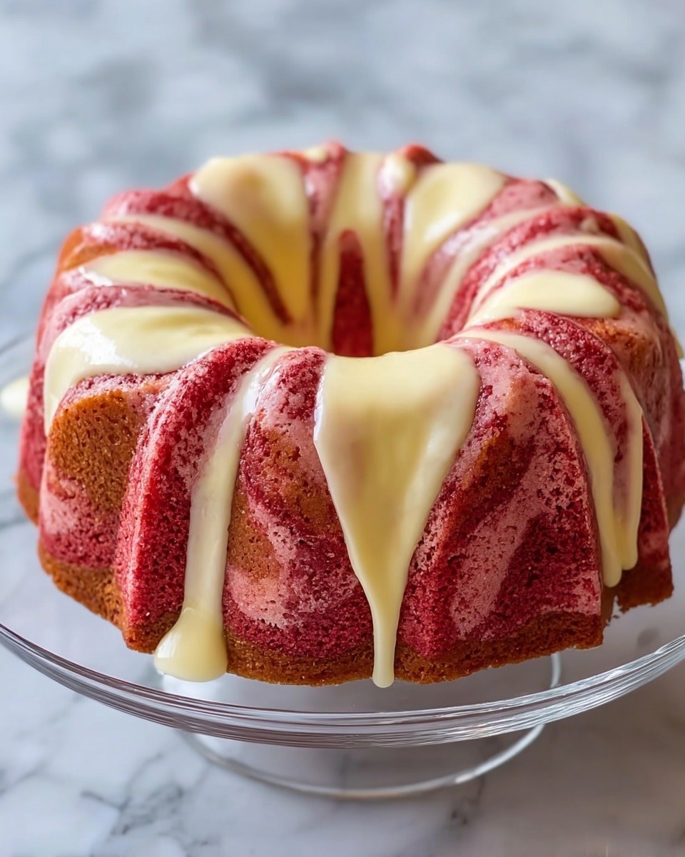 Strawberry Milkshake Pound Cake Recipe - Recipe Image