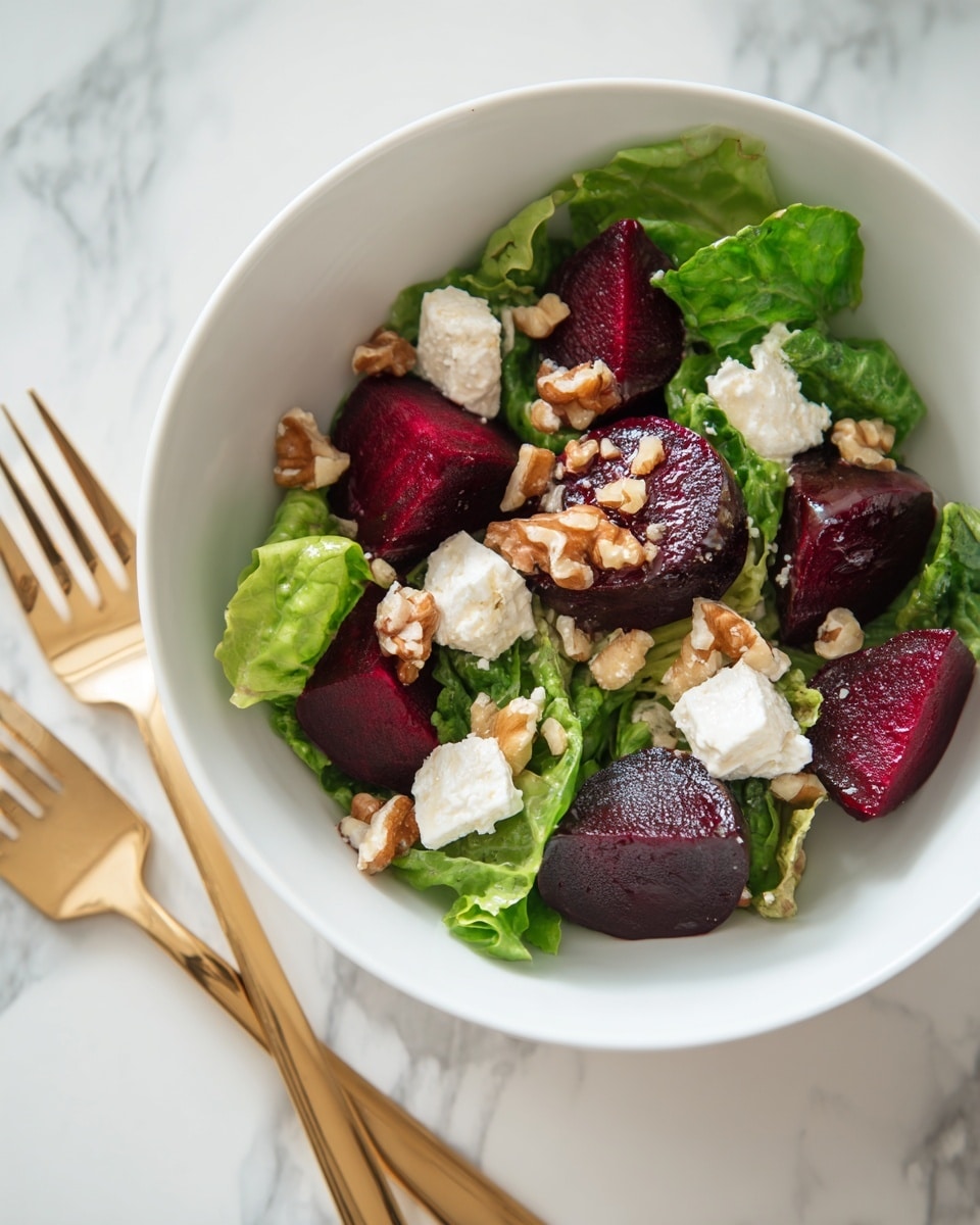 Zesty Roasted Beet and Goat Cheese Salad Recipe - Recipe Image