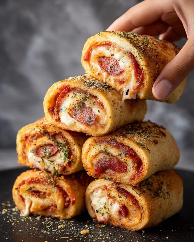 High Protein Pepperoni Pizza Rolls Recipe