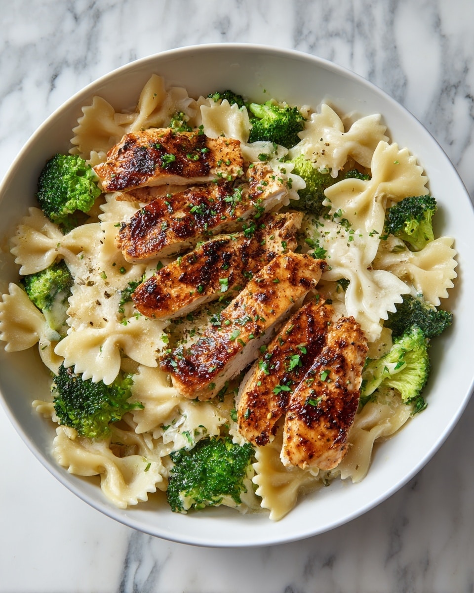 Lemon Chicken Bowtie Pasta with Cowboy Butter Recipe - Recipe Image