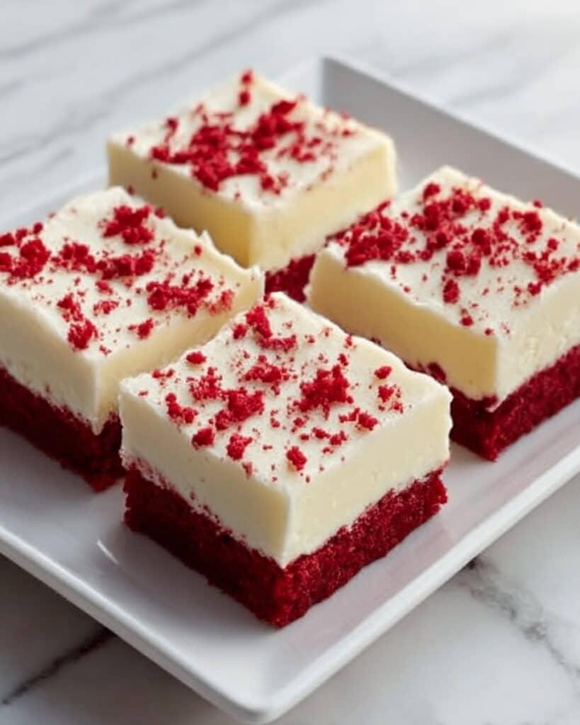 Red Velvet Cookie Bars Recipe