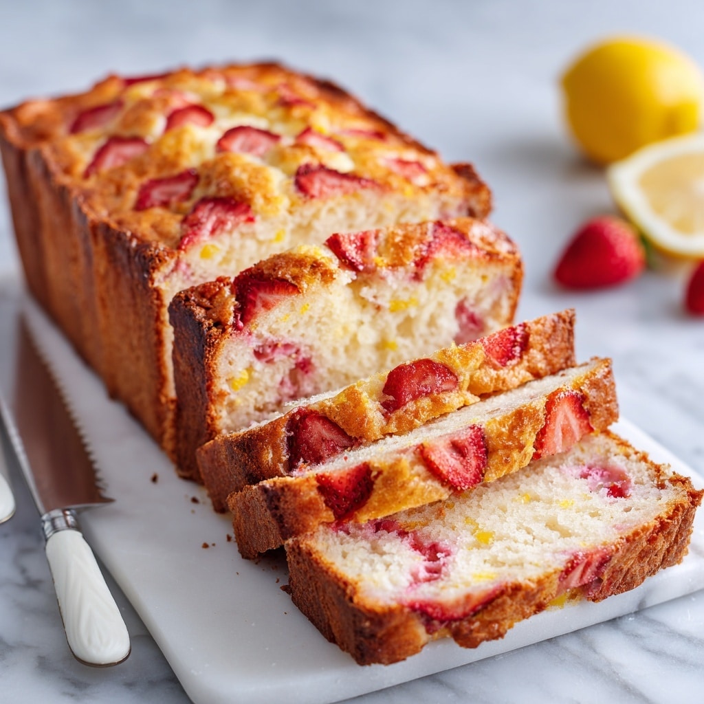 Strawberry Lemonade Quick Bread Recipe - Recipe Image