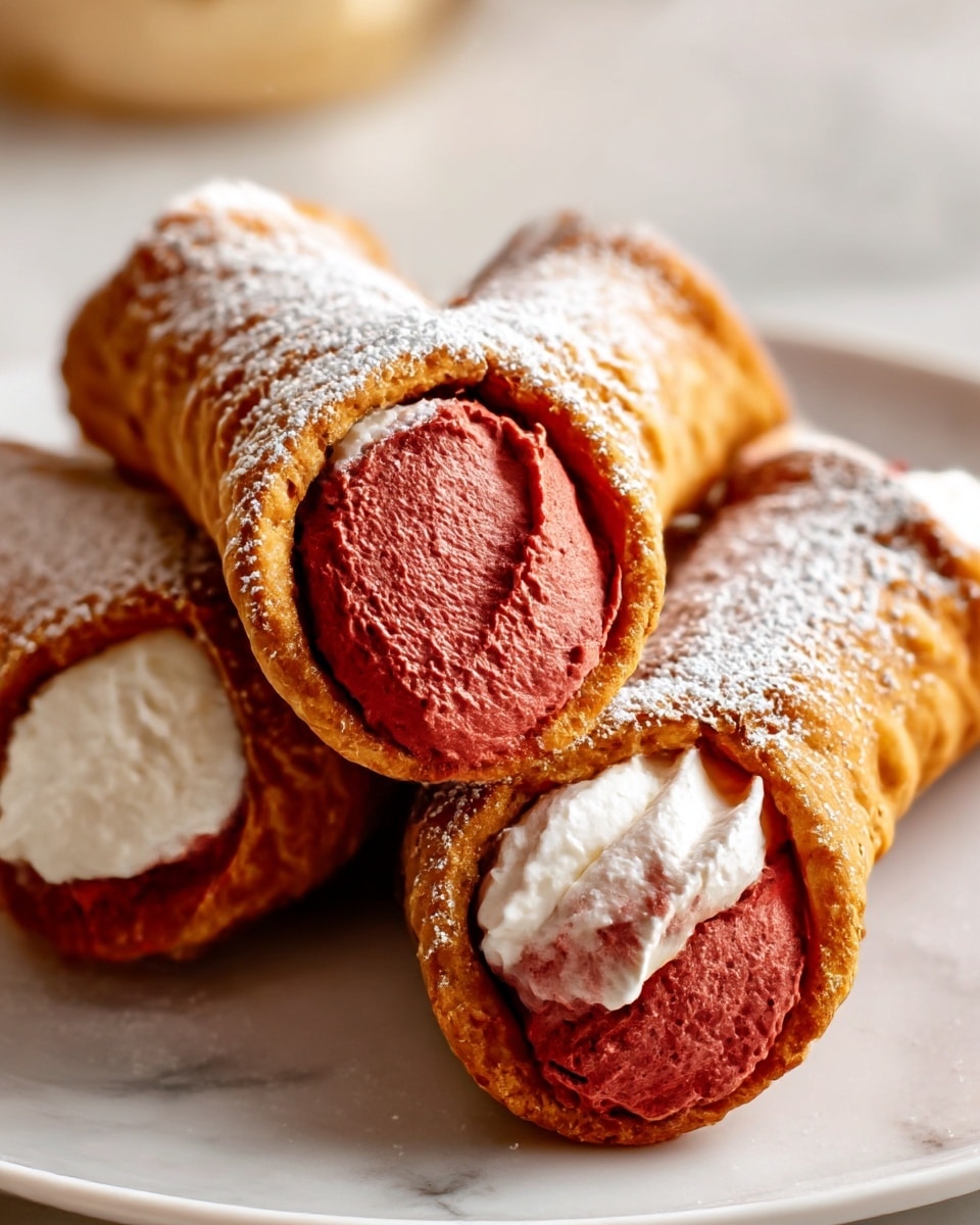 Red Velvet Cannoli Recipe - Recipe Image