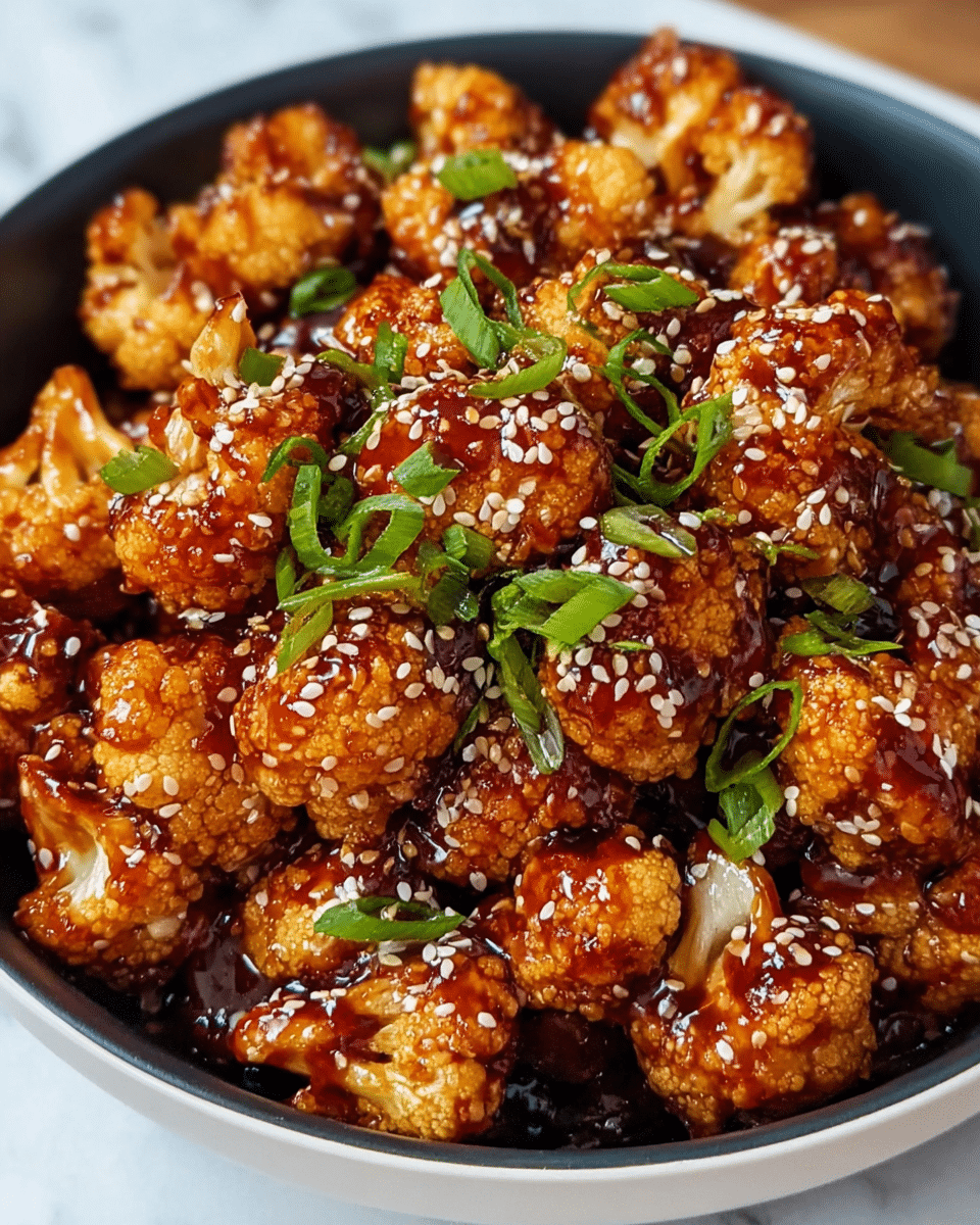 Sticky Sesame Cauliflower Recipe - Recipe Image