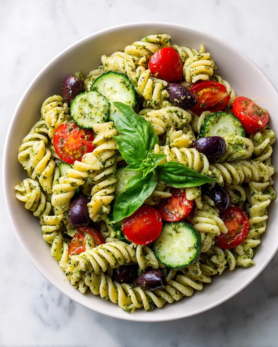 Green Goddess Pasta Salad Recipe - Recipe Image