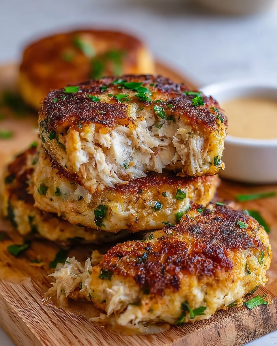 Crispy & Cheesy Tuna Melt Patties Recipe - Recipe Image