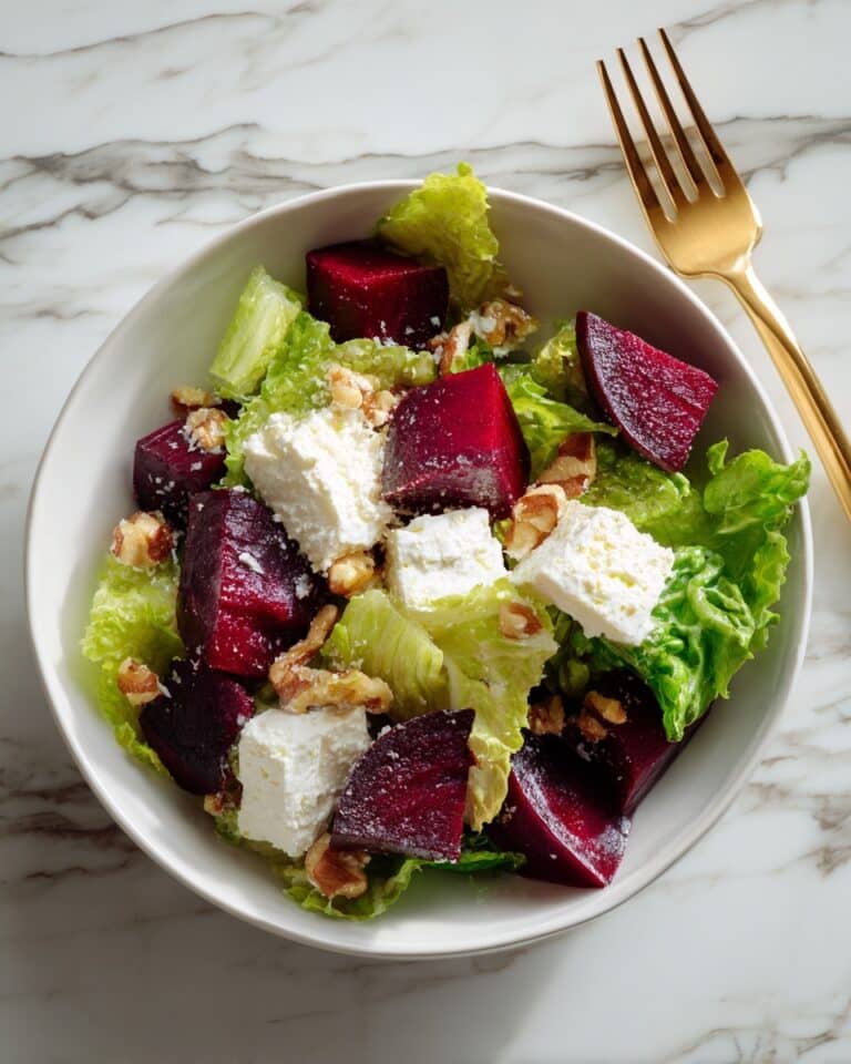 Zesty Roasted Beet and Goat Cheese Salad Recipe