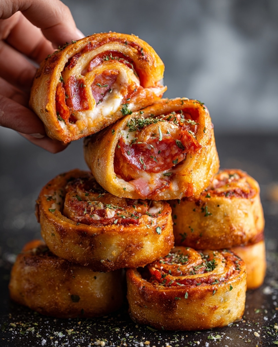 High Protein Pepperoni Pizza Rolls Recipe - Recipe Image